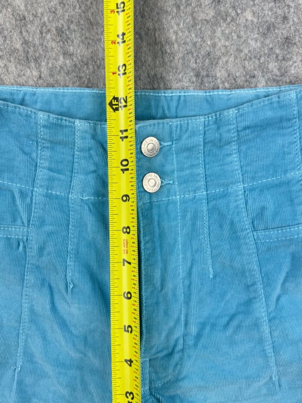 We The Free Jayde Corduroy Flare Pants Blue Size 27 - Picture 4 of 14